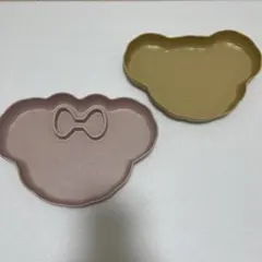 香港ディズニーランド　ダッフィー　シェリーメイ　プレート　セット