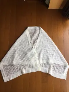 格安！  ストール  ポンチョ  ボレロ  白