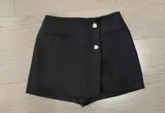 ZARA ショートパンツ　ブラック　XS スコート 24