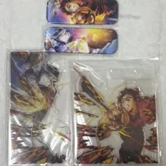 鬼滅の刃胡蝶しのぶ、童磨アクリルスタンド、缶バッジ