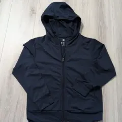 UNIQLOエアリズム パーカー 120サイズ ネイビー　春夏秋