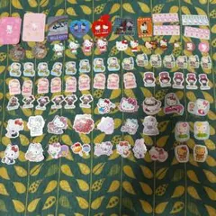 サンリオキティフレークシール　平成レトロシール 平成女児シール　❤︎キティシール❤︎