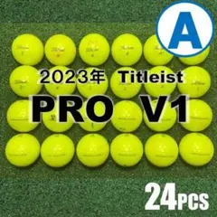 S110】Titleist PRO V1 黄 23年 ロストボール 24球 - メルカリ