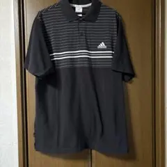 adidas アディダス ポロシャツ ブラックのサムネイル