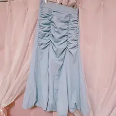 mily bilet バルーンロングスカート ブルーのサムネイル