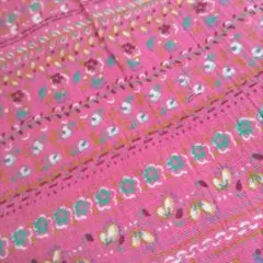 レトロ　カラフル　小花柄　はぎれ　生地