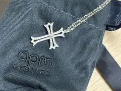 apm monaco パヴェ クロス ネックレス