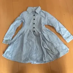 長袖 デニムワンピース 120cm