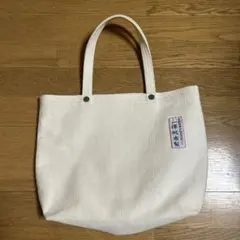 ホワイトキャンバストートバッグのサムネイル