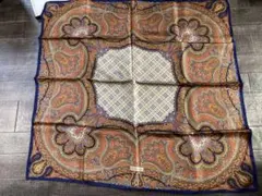 バーバリー Burberry Burberrys大判スカーフ シルク100%のサムネイル