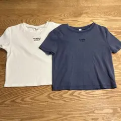 GU 半袖 Tシャツ 2枚セット Sサイズ　ティーン