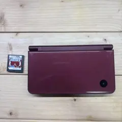 ニンテンドーDSi LL ワインレッド 動作確認 済み カセット付き