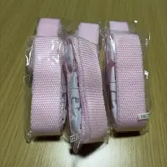 【新規・未使用】バックル付きベルト ピンク 6点セット