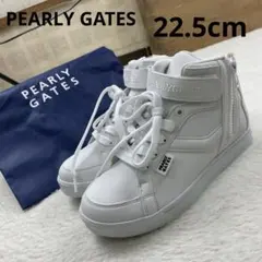 23.5cm】パーリーゲイツ ミドルカット ゴルフシューズ スパイク - メルカリ