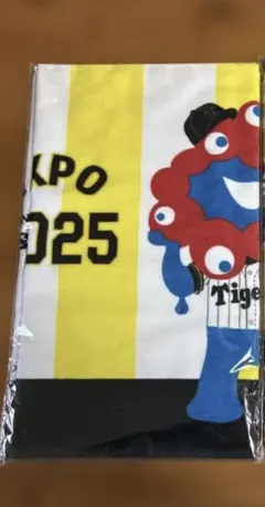 関西万博　阪神タイガース　ミャクミャク　フェイスタオル