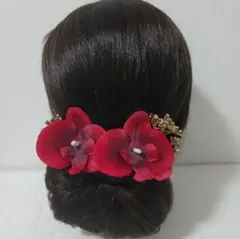 髪飾り4パーツ　成人式　卒業　ヘッドドレス