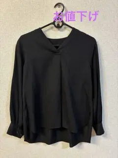 UNIQLO 長袖ブラウス ブラックsサイズレーヨン