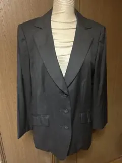 レリアン テーラードジャケット　 ジャケット ブラック 黒　13＋　シルク