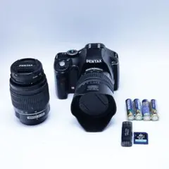 □ S数3717回 □ ペンタックス PENTAX K-x ダブルレンズセット - メルカリ