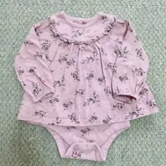 GAP ロンパース　長袖　花柄　6〜12m
