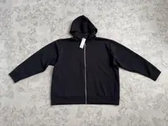 【新品未使用品】GU ダブルフェイスフルジップパーカ　3XL ブラック