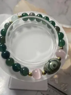 三眼天珠　ブレスレット