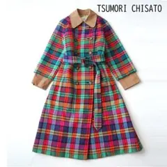 TSUMORI CHISATO ツモリチサト 18AW チェック柄 ロングコートのサムネイル