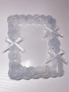 水色ホイップデコ