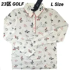 【未着用】23区 GOLF レディース 長袖ポロシャツ サイズIII タグ付き