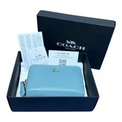 未使用　COACH スモール ジップ アラウンド カードケース コインケース