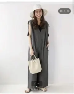 JOURNAL STANDARD relume コットンボイルドロストサロペットのサムネイル