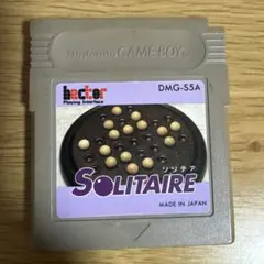 ゲームボーイソフトSOLITAIRE