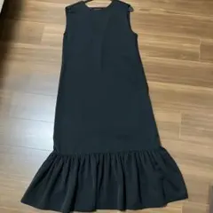 spick and span C/Rボイルタックノースリーブワンピース ブラック