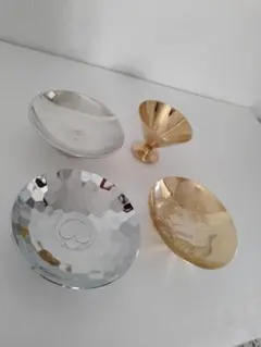 金属製 盃セット シルバー ゴールド　４個セット