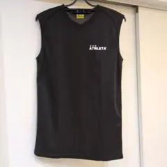 ATHLETA タンクトップ 黒 3つ星ロゴ