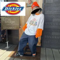 ディッキーズ874 ワークパンツ　チノパンツ　極太　ネイビー　40×28 古着.