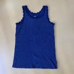 GapKids ネイビー ドット柄 タンクトップ 150