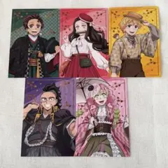 鬼滅の刃　鬼滅祭アニメ伍周年記念祭　甘露寺蜜璃　不死川玄弥　我妻善逸ポストカード