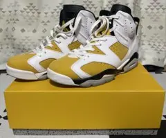 ナイキ エアジョーダン6 レトロ イエロー オークル