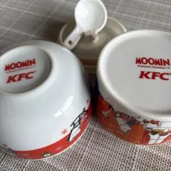 MOOMIN KFC コラボ スープカップ 保存容器3点セット、スプーンのサムネイル