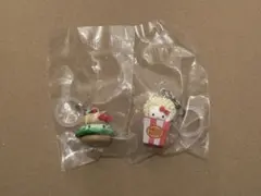ハローキティ アメリカンデザインめじるし ハンバーガー ポップコーン 2個セット