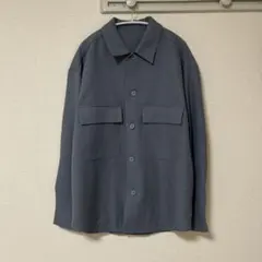 GU CPOシャツ M ブルー