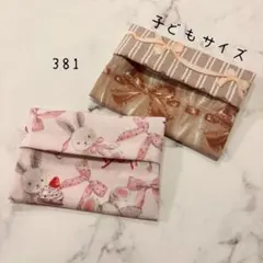 【381】ミニサイズ　ポケットティッシュケース　２個セット