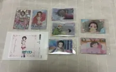 メダリスト　ウエハースカード７種　オリジナルラベル缶ステッカー　結束いのり