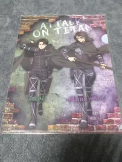 ドンキ クリアファイルA4 リヴァイ ハンジ 進撃の巨人