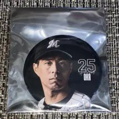 千葉ロッテマリーンズ chibalotte 岡大海 缶バッジ