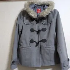 earth music&ecology グレー ダッフルコート M