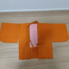 オレンジ色 羽織