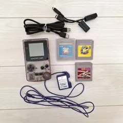ゲームボーイカラー クリアパープル 本体 ソフト付き
