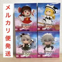 東方Project ゆっくり風デフォルメフィギュア 霊夢 魔理沙 妖夢 咲夜